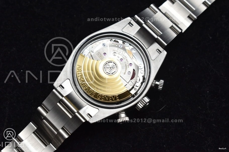 Daytona SS Dial Orange on SS A7750 Best Bracelet Edition Black ADGF 0306